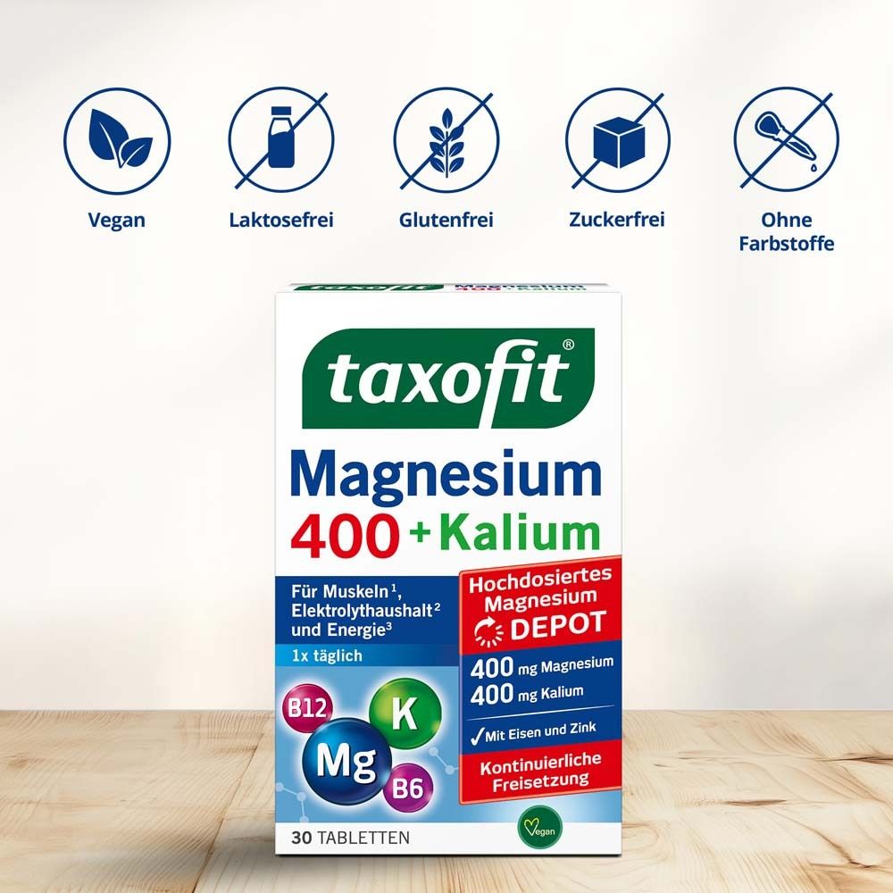 taxofit® Magnesium 400+ Kalium