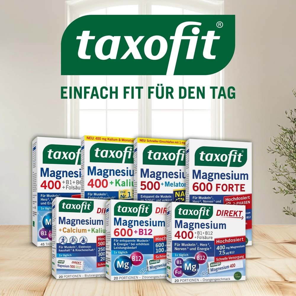 taxofit® Magnesium 400+ Kalium