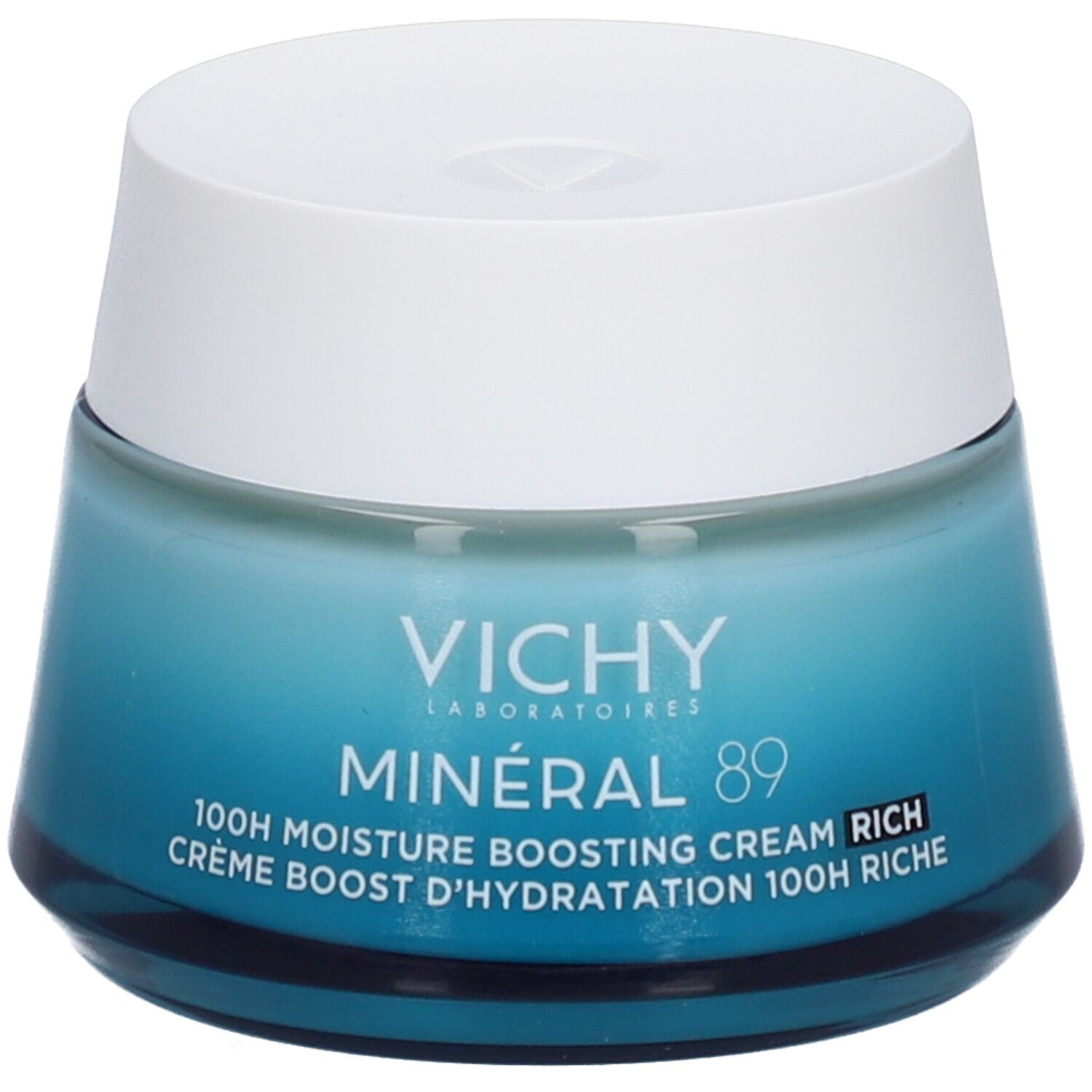 Vichy Minéral 89 100H Feuchtigkeits-Boost Creme mit Duft - Reichhaltig: Für trockene Haut