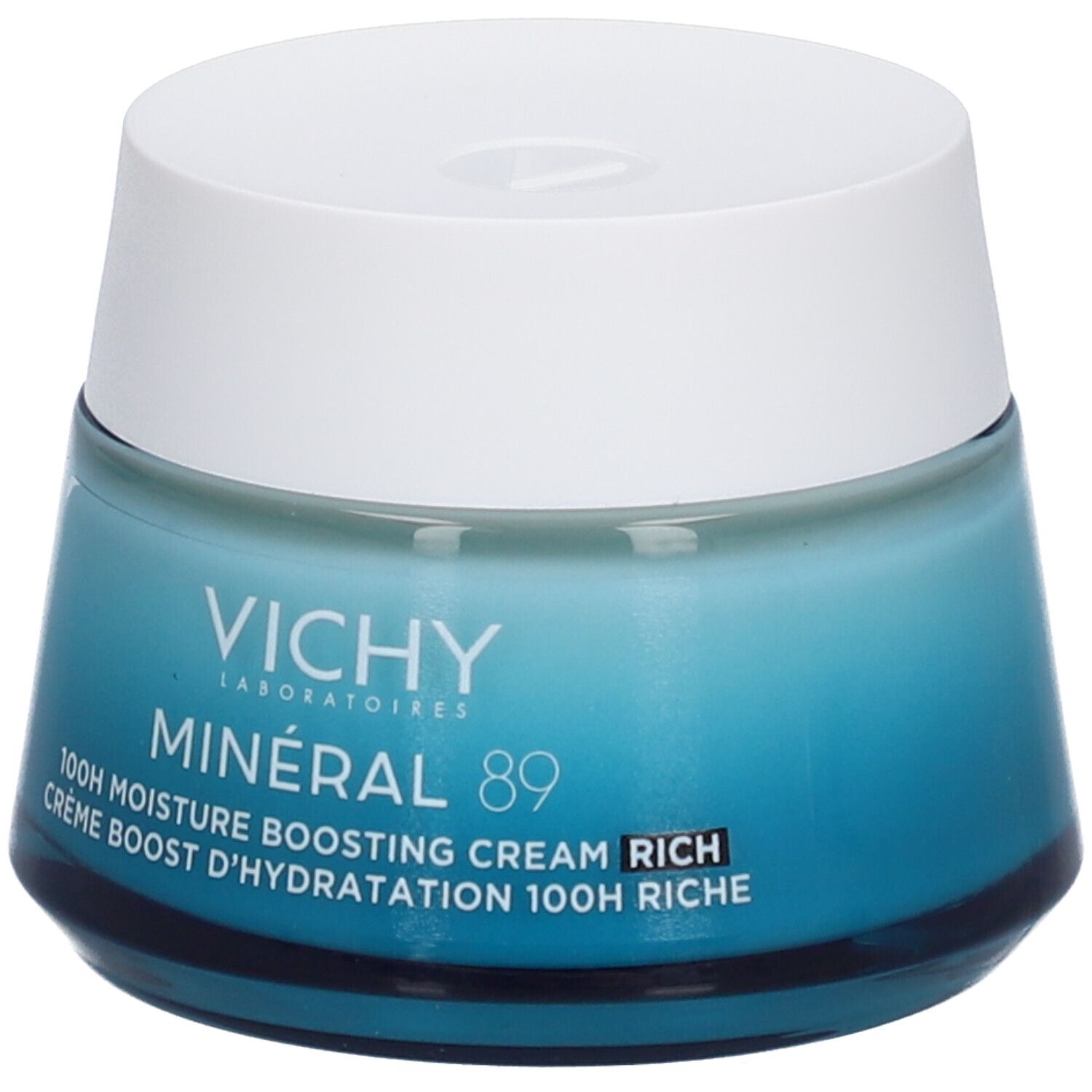 Vichy Minéral 89 100H Feuchtigkeits-Boost Creme mit Duft - Reichhaltig: Für trockene Haut