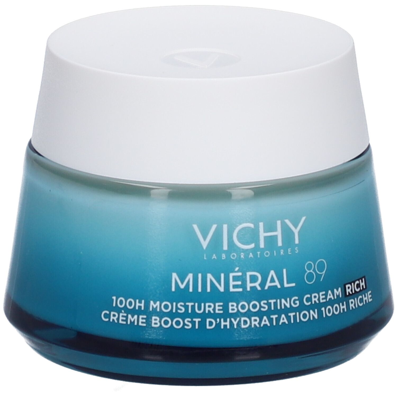 Vichy Minéral 89 100H Feuchtigkeits-Boost Creme mit Duft - Reichhaltig: Für trockene Haut