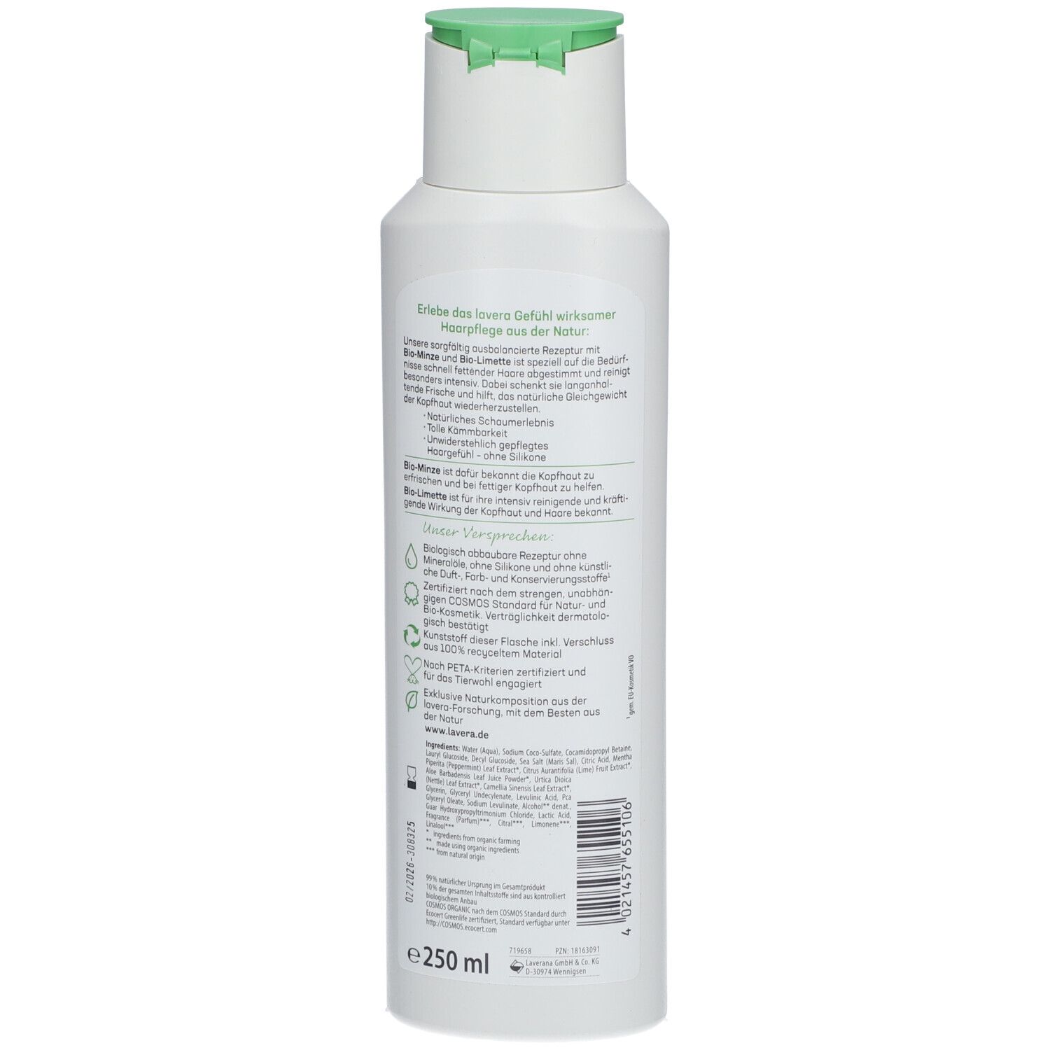 lavera Pflegeshampoo Frische & Balance