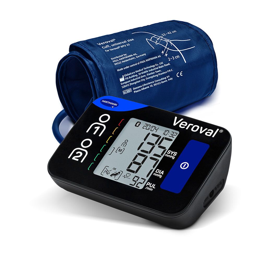 Veroval® compact + Oberarm-Blutdruckmessgerät BPU 26