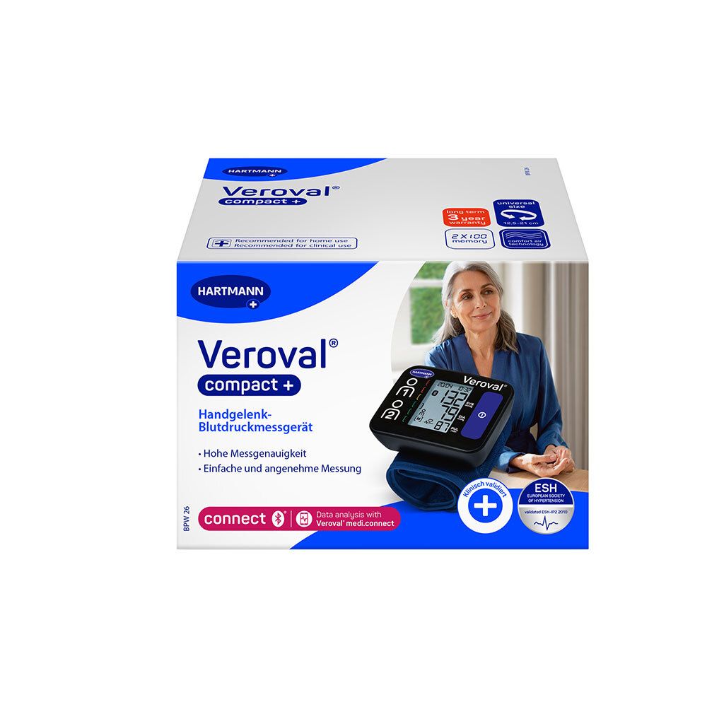 Veroval® compact+ Handgelenk-Blutdruckmessgerät