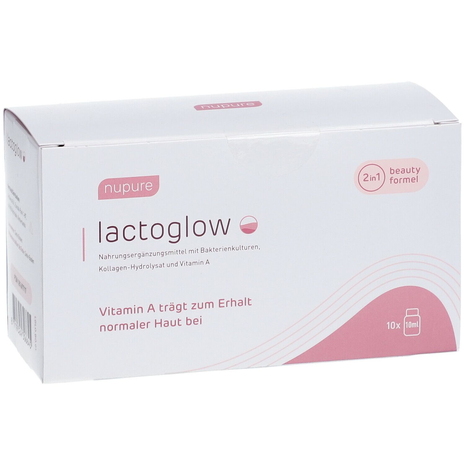 Nupure lactoglow - Kollagen und Milchsäurebakterien für strahlende Haut