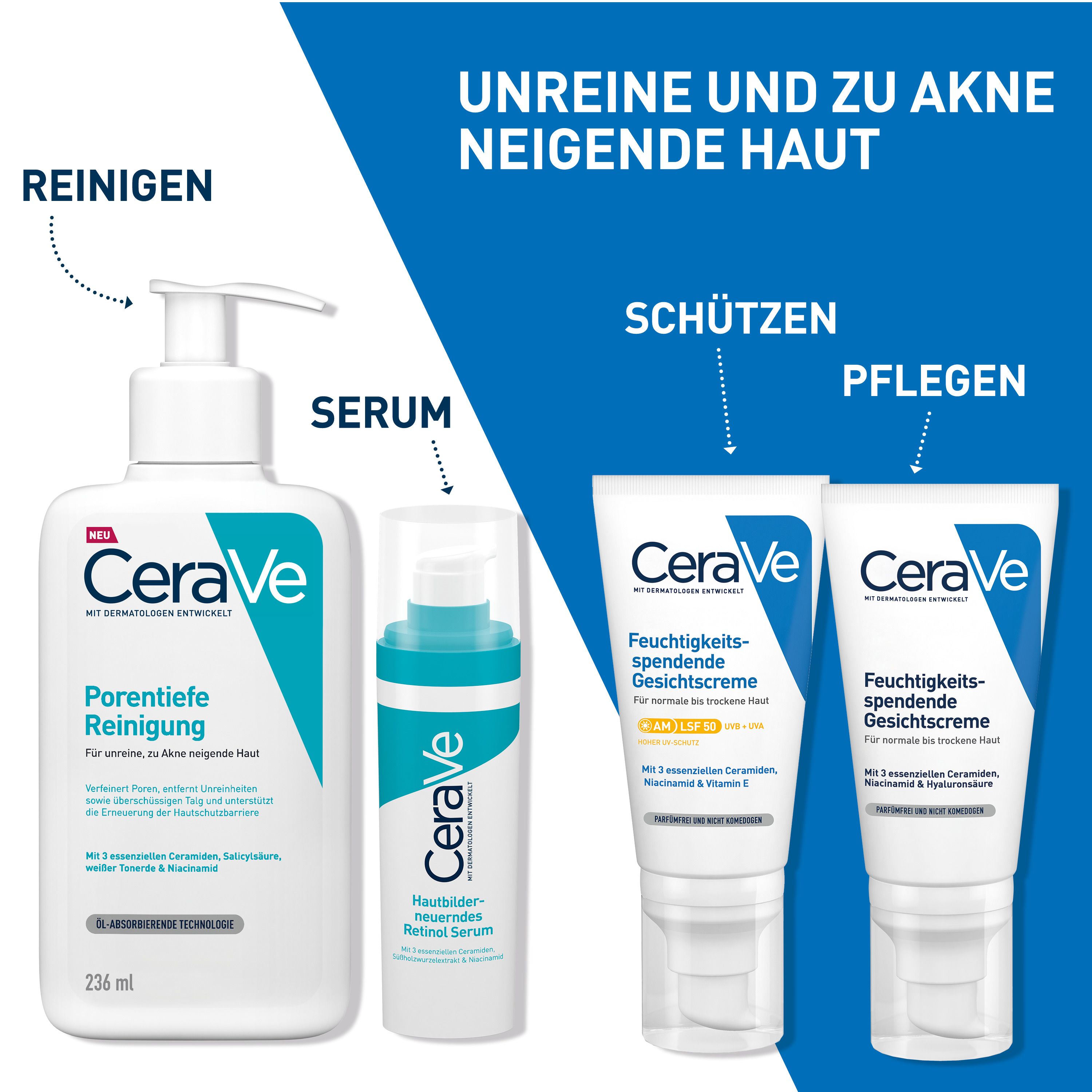 CeraVe Hautbilderneuerndes Retinol Serum bei unebener Haut