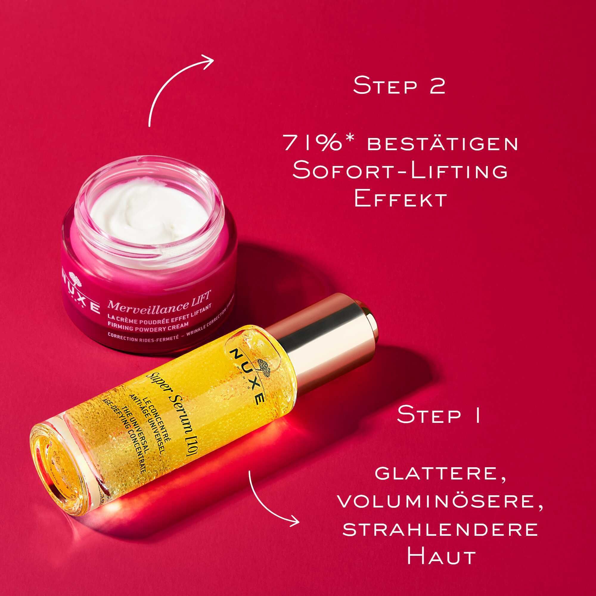 NUXE Merveillance® LIFT Pudrige Lifting-Tagescreme + Gratis Super Serum