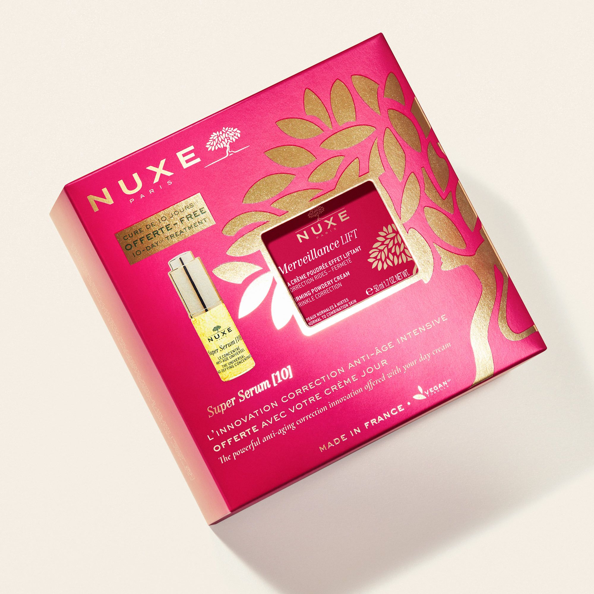 NUXE Merveillance® LIFT Pudrige Lifting-Tagescreme + Gratis Super Serum