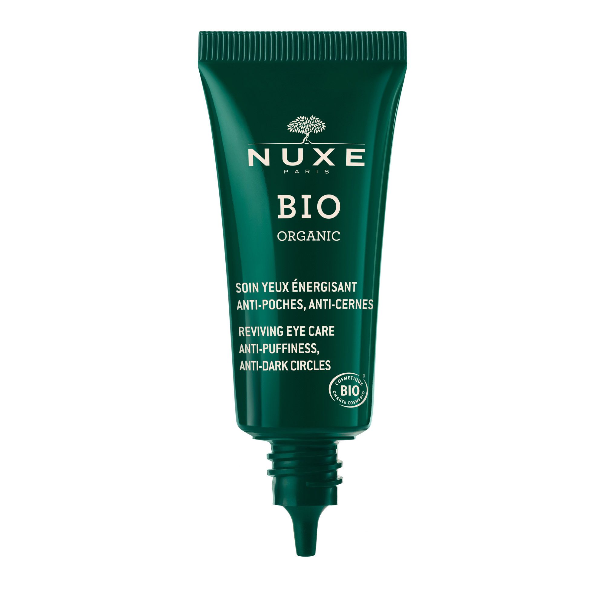 NUXE Bio abschwellende Feuchtigkeits-Augenpflege mit Koffein gegen Tränensäcke & Augenringe