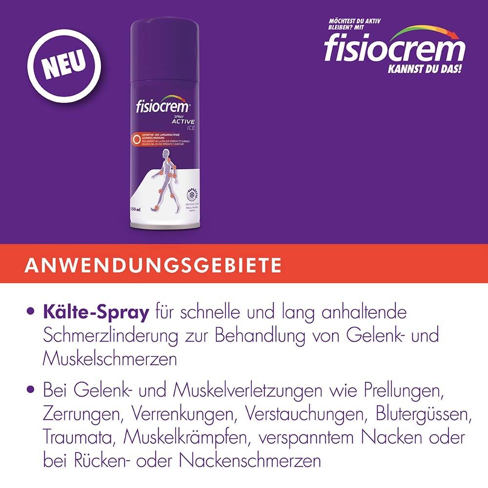 fisiocrem Spray Active Ice