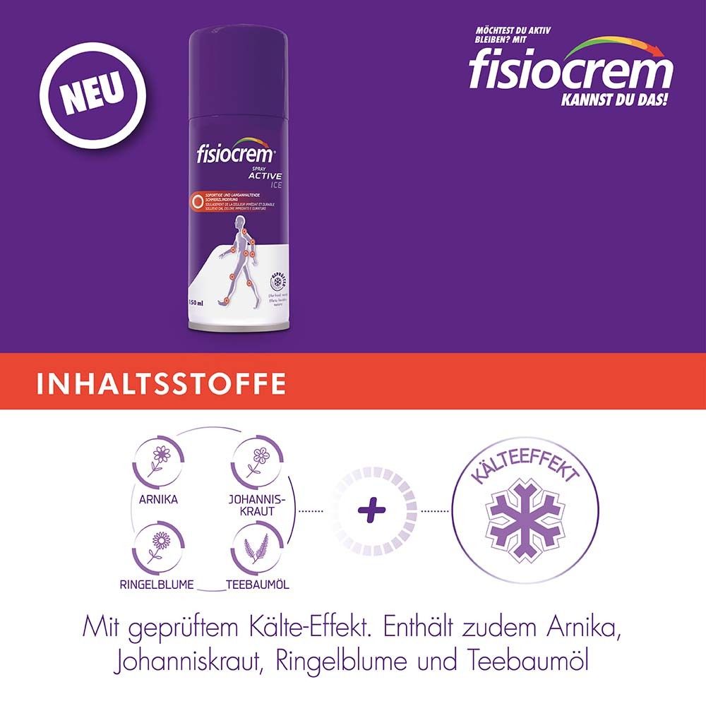 fisiocrem Spray Active Ice