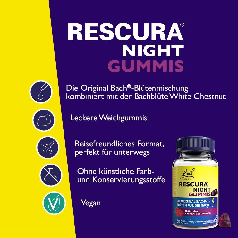 Bach® RESCURA® NIGHT GUMMIS