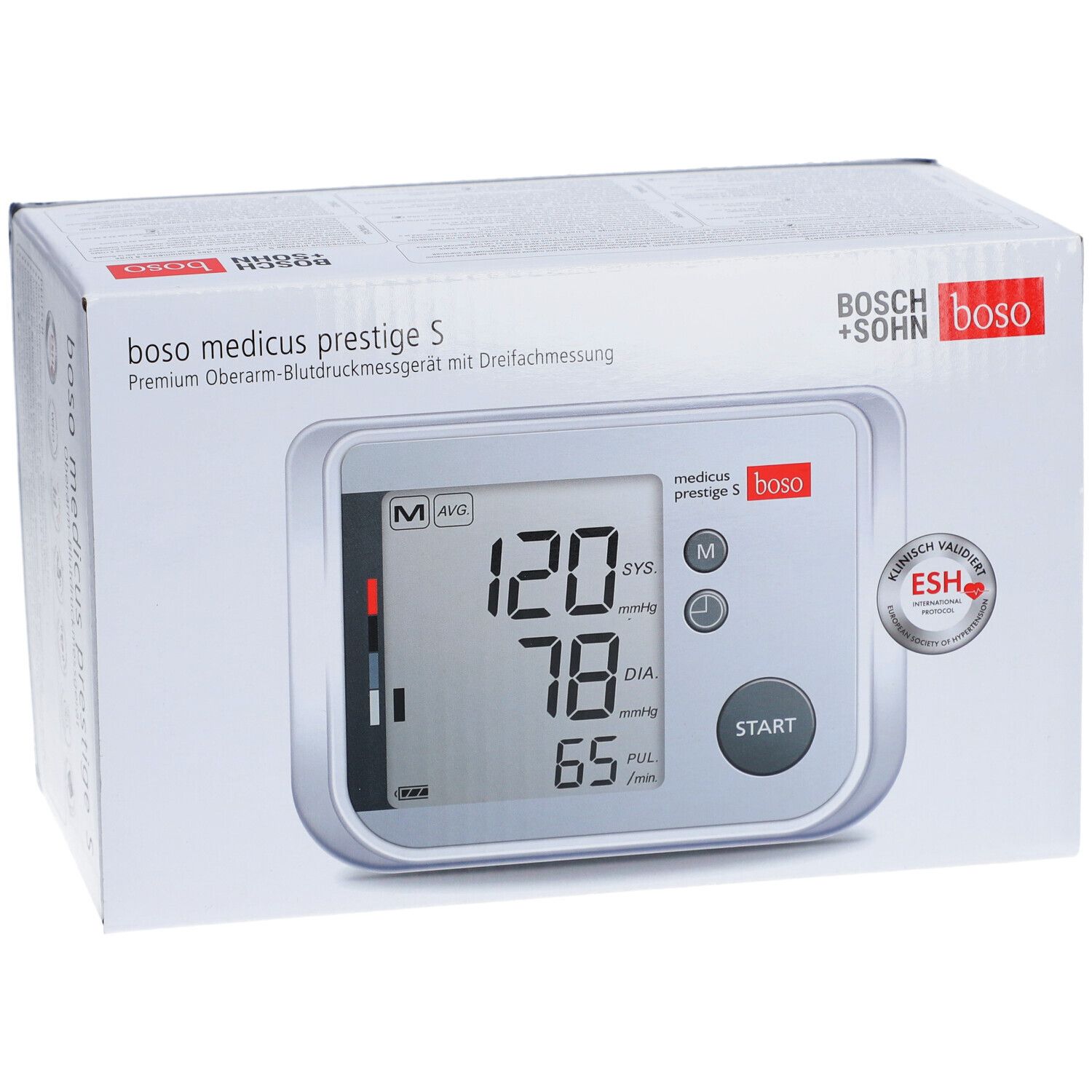 boso medicus prestige S - Mit Dreifachmessung - Tri-Check-Funktion