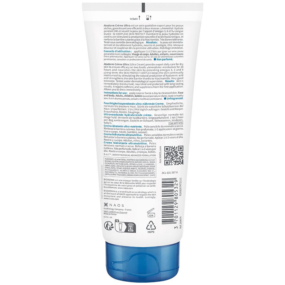 BIODERMA Atoderm Crème Reichhaltige, schützende Körpercreme
