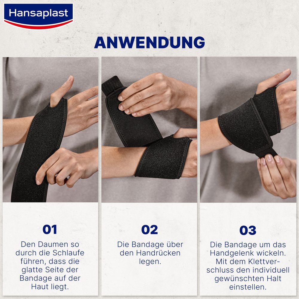 Hansaplast Handgelenk-Bandage verstellbar