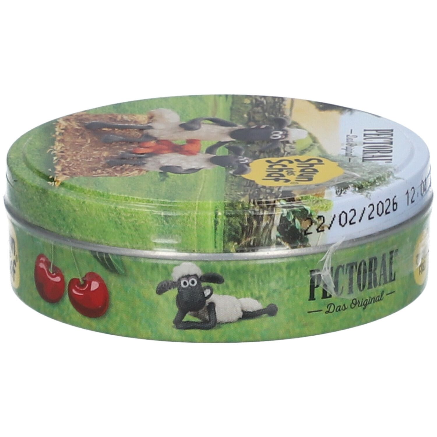 Pectoral® für Kinder Shaun das Schaf - Timmy Dose mit Kirschgeschmack (Motiv nicht wählbar)