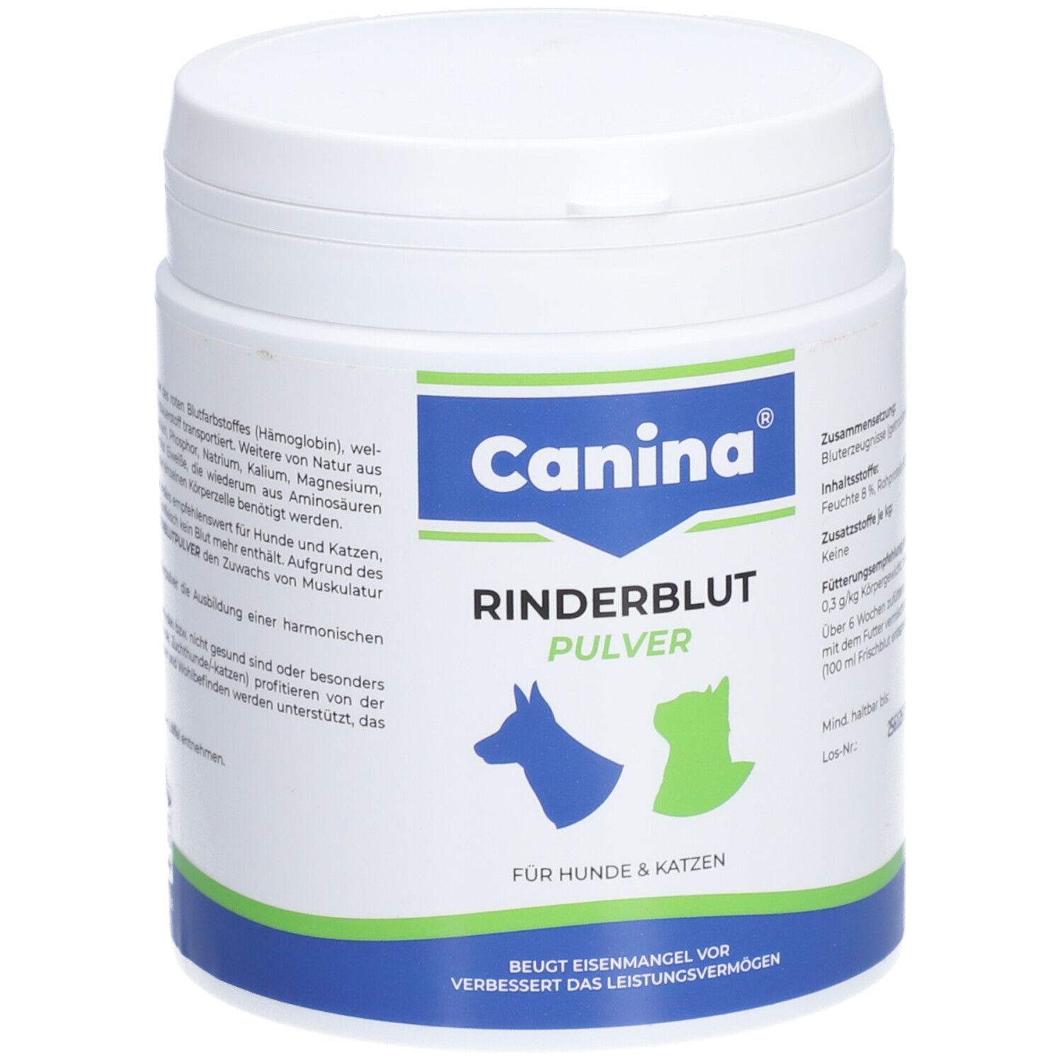 Canina® Rinderblutpulver für Hunde und Katzen