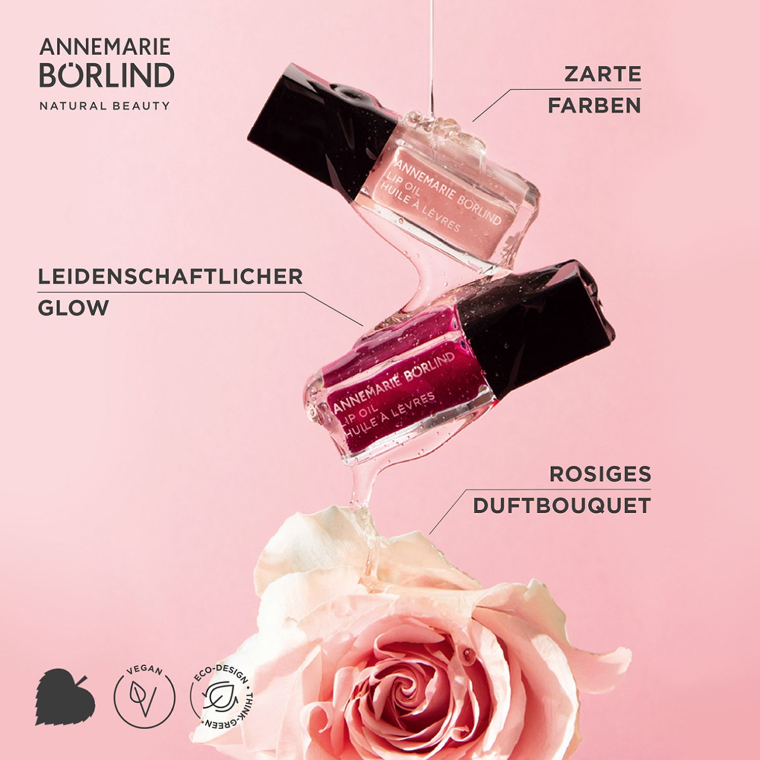 ANNEMARIE BÖRLIND LIP OIL Berry Rose