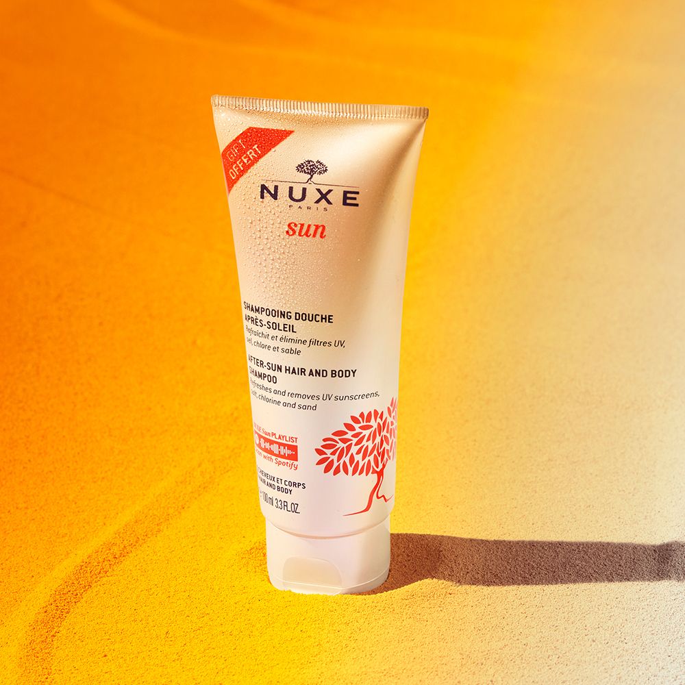 NUXE SUN Sonnenmilch Gesicht und Körper LSF 50 + After Sun Duschshampoo