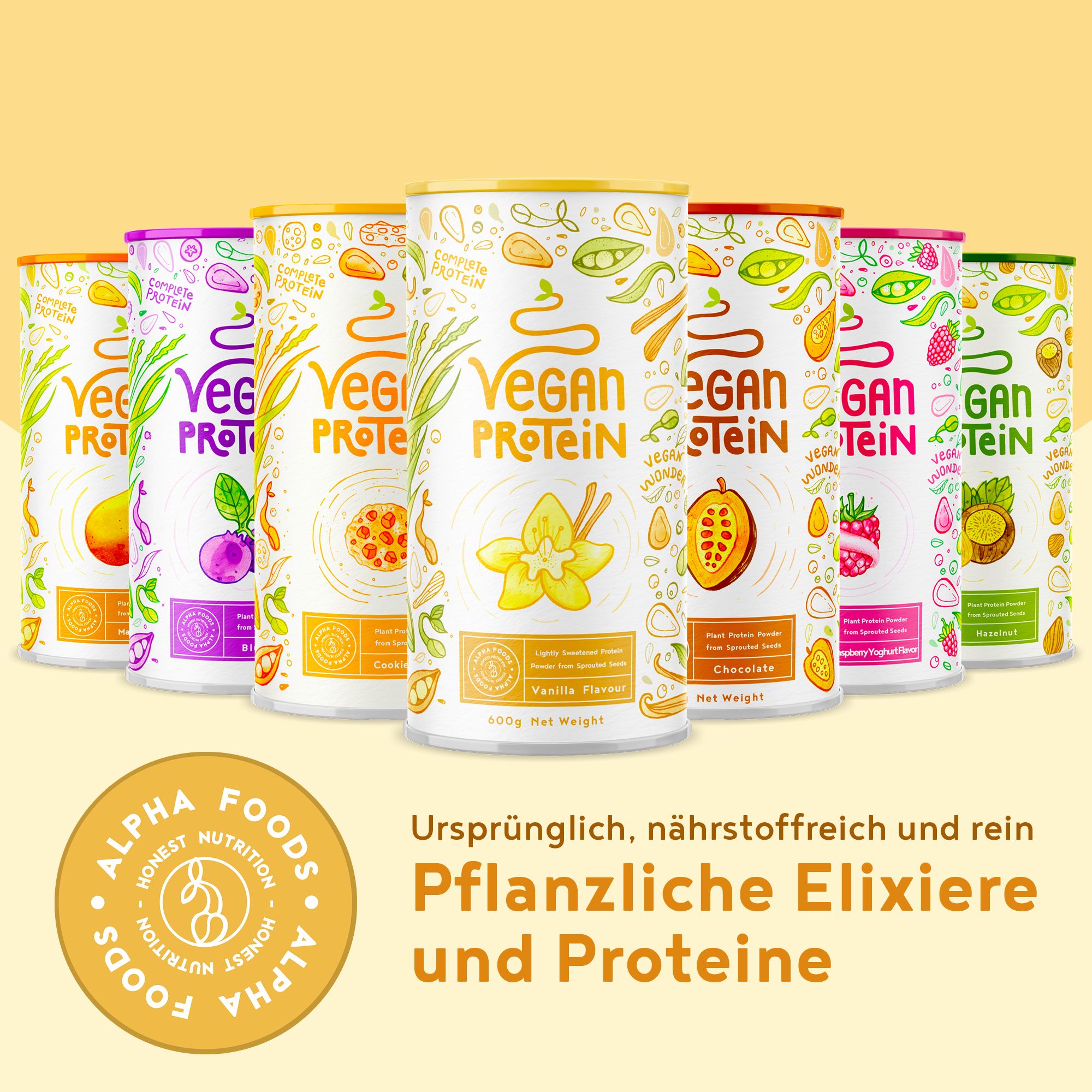 ALPHA FOODS Vegan Protein Vanille