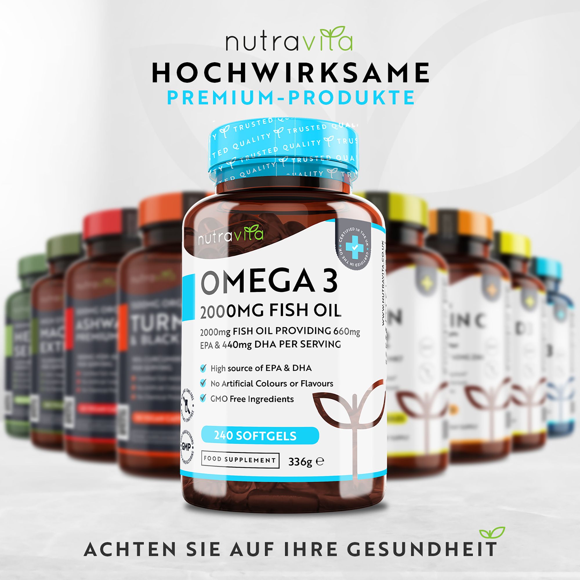 Nutravita Omega 3 2000 mg Fischöl