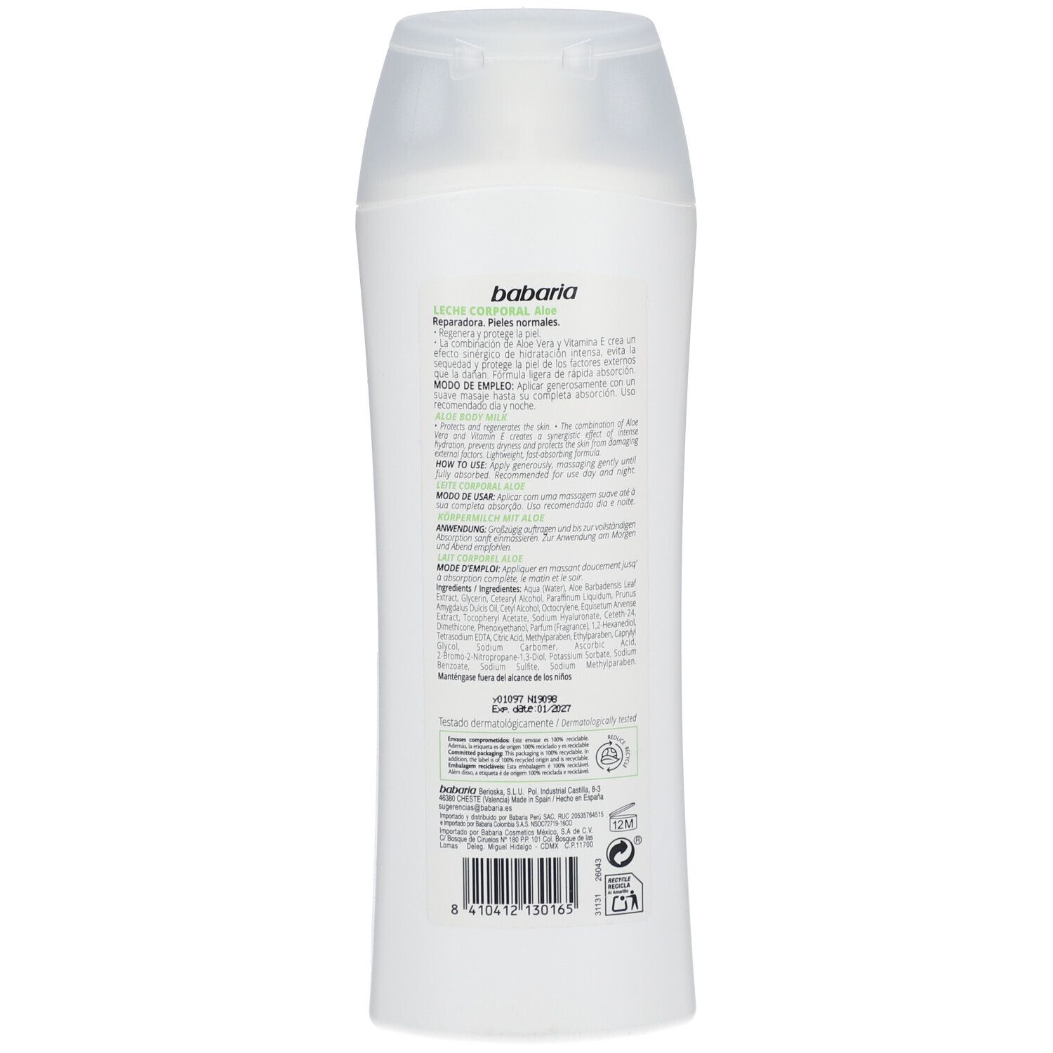 babaria BODY MILK Aloe