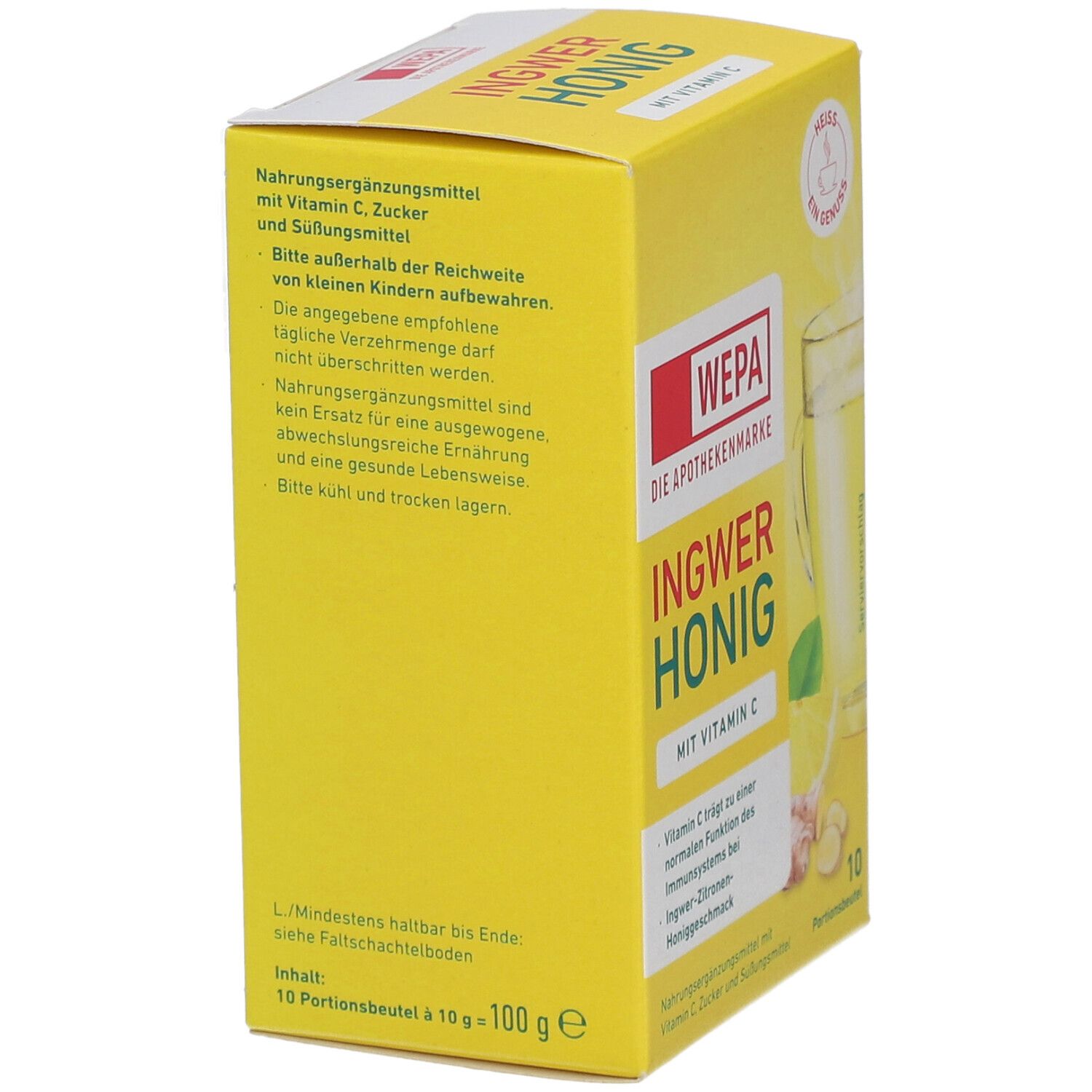 WEPA Ingwer+Honig+Vitamin C Pulver