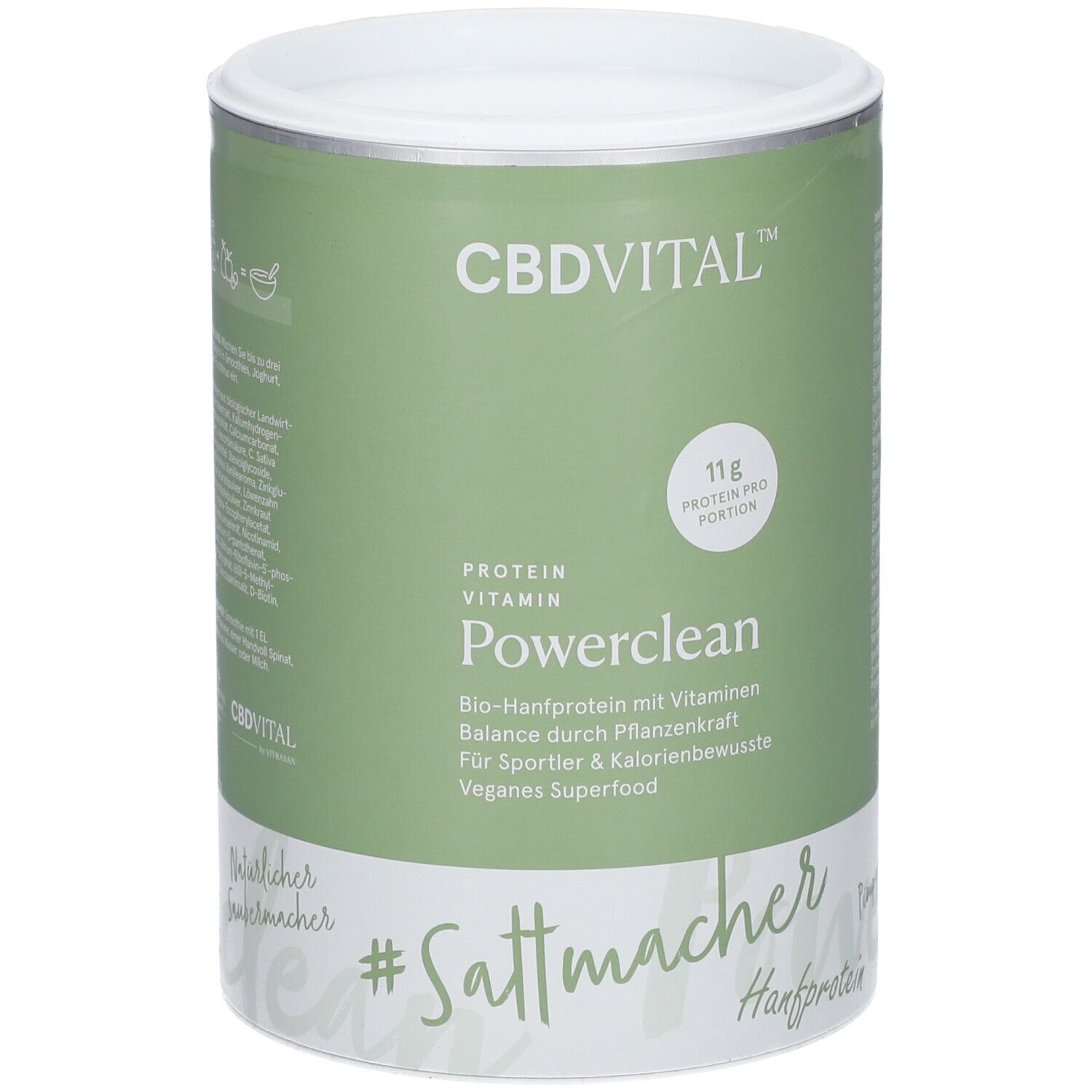 CBD VITAL Powerclean Proteinvitamin Pulver