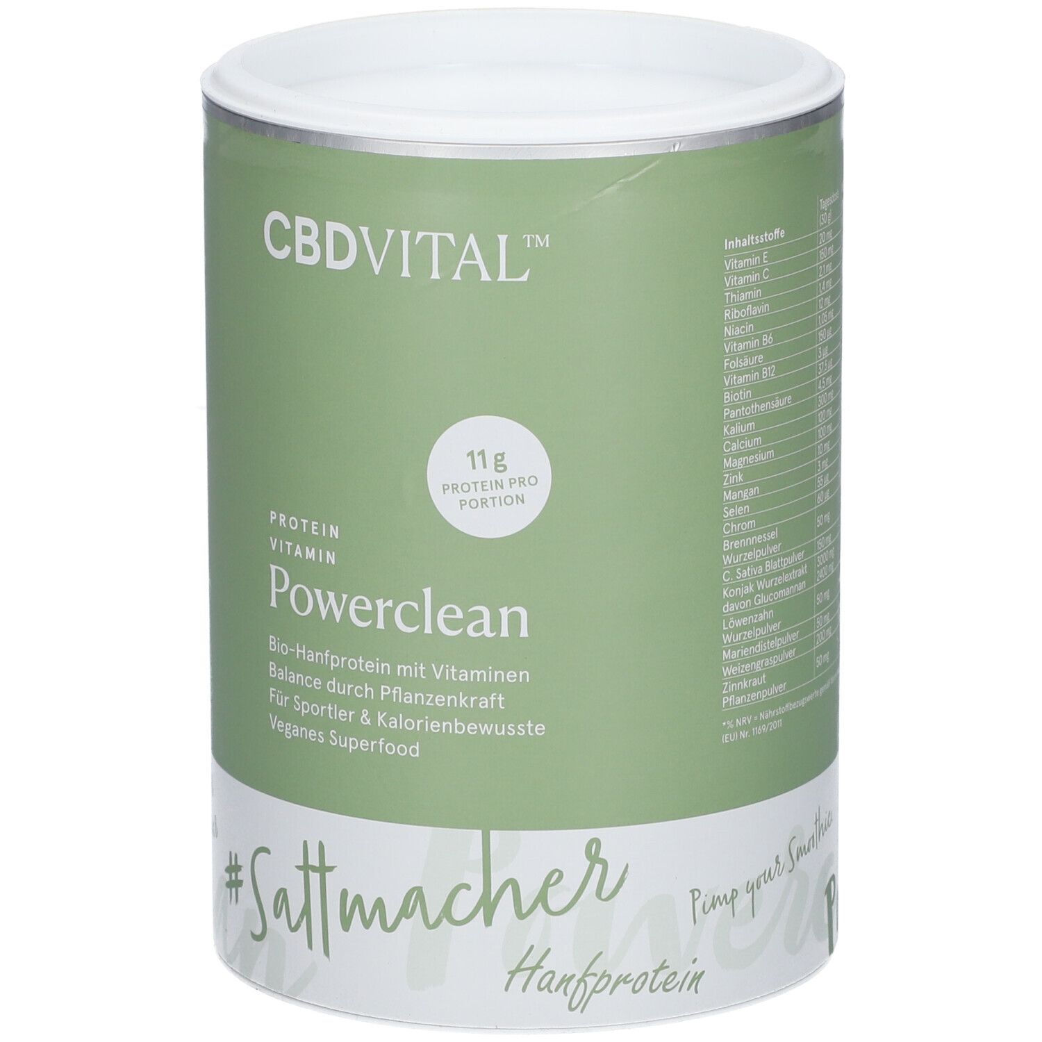 CBD VITAL Powerclean Proteinvitamin Pulver