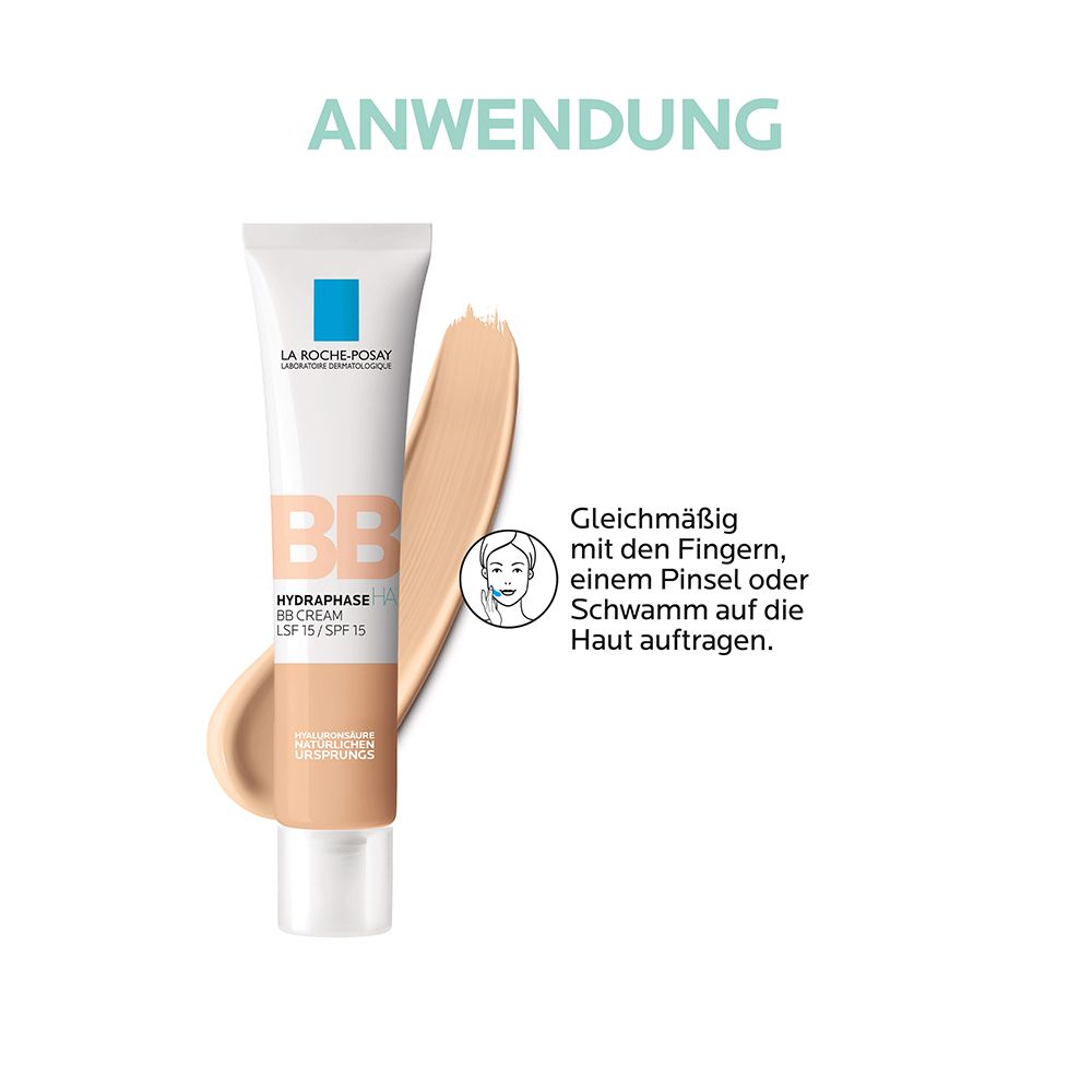 La Roche Posay Hydraphase HA BB Cream Hell: Feuchtigkeitsspendende BB Cream für einen ebenmäßigeren Teint