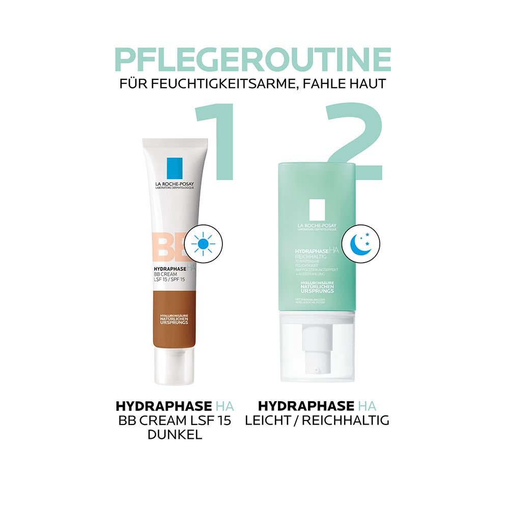 La Roche Posay Hydraphase HA BB Cream Dunkel: Feuchtigkeitsspendende BB Cream für einen ebenmäßigeren Teint