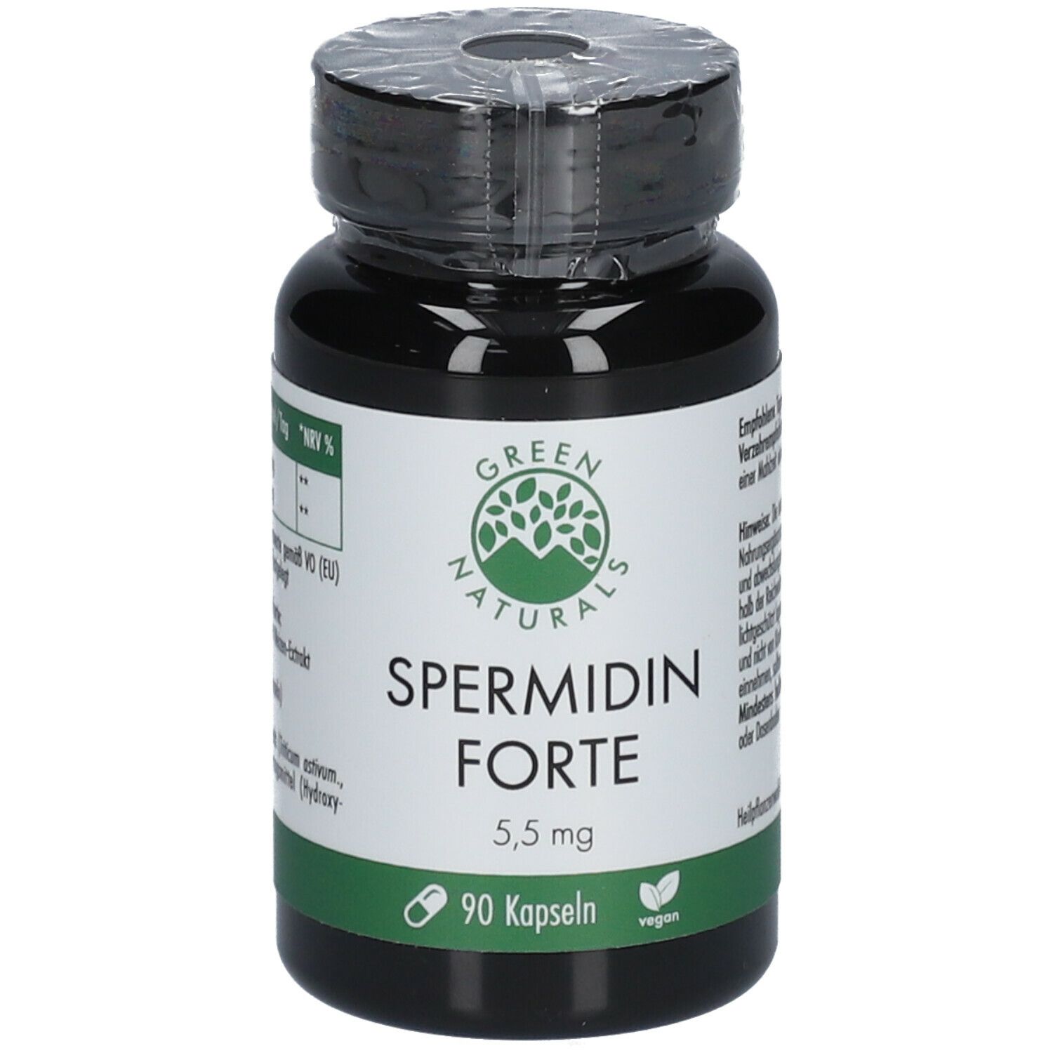 GREEN NATURALS Spermidin Forte 5,5 mg vegan 90 St - Shop Apotheke
