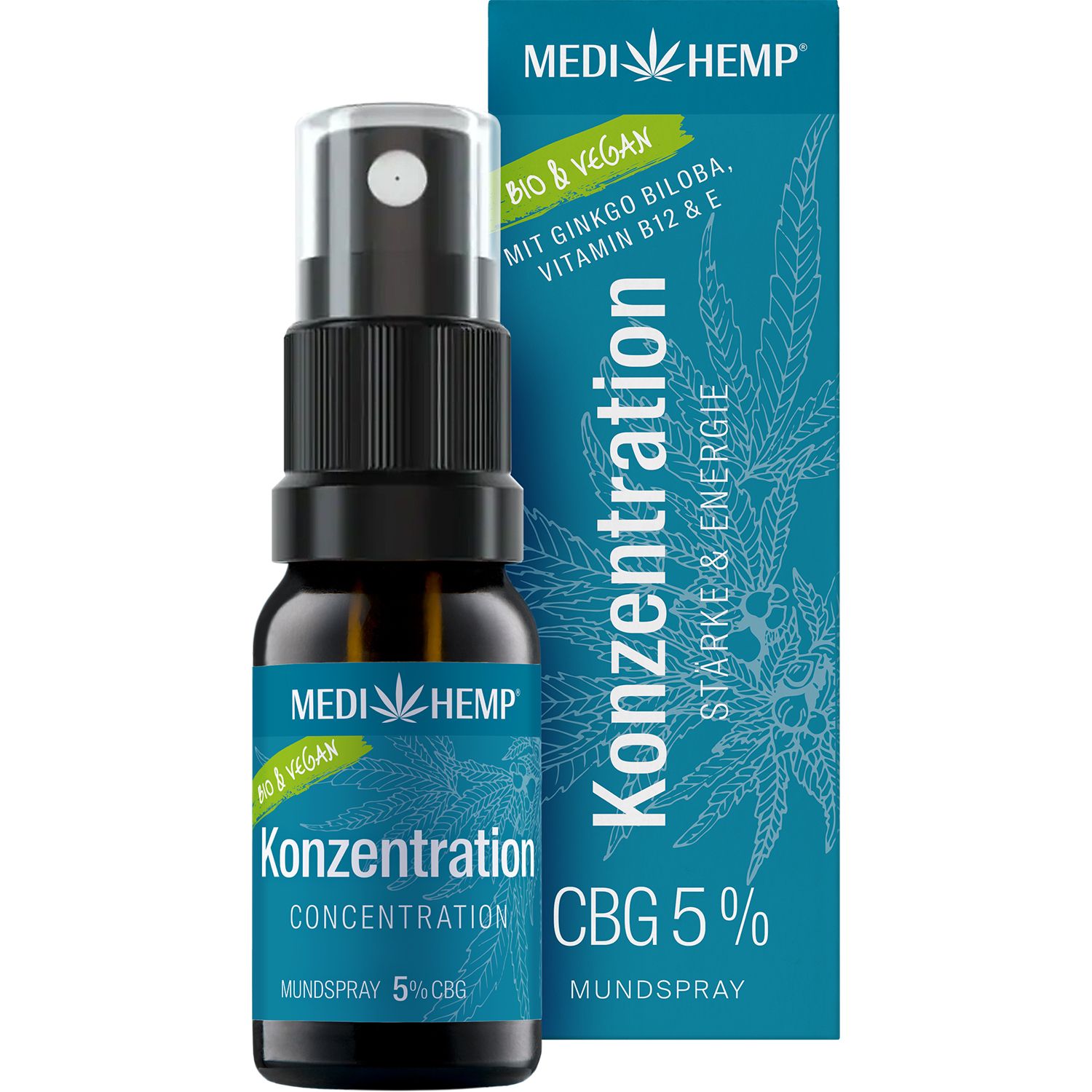 MEDIHEMP Bio Konzentration Mundspray 5% CBG