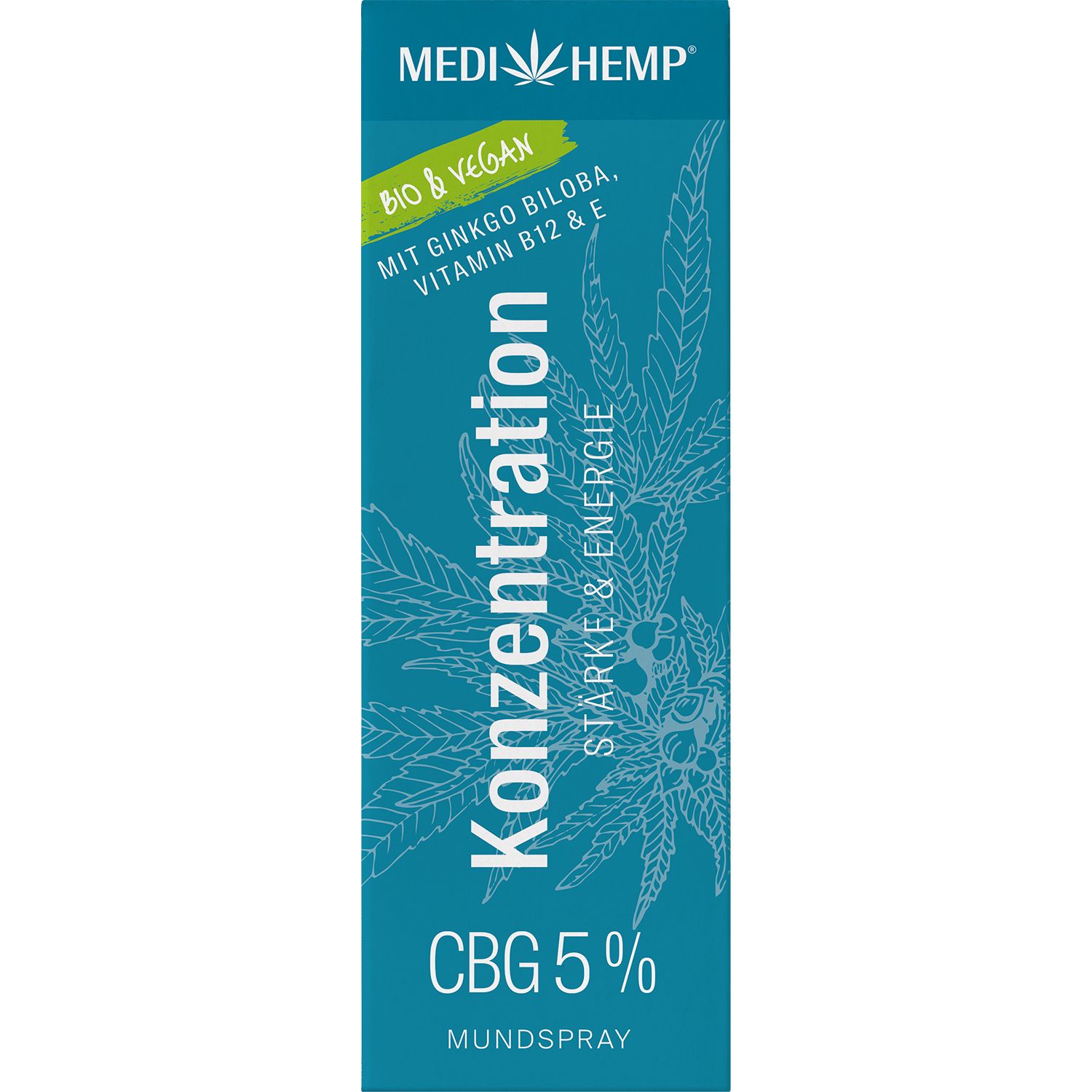 MEDIHEMP Bio Konzentration Mundspray 5% CBG