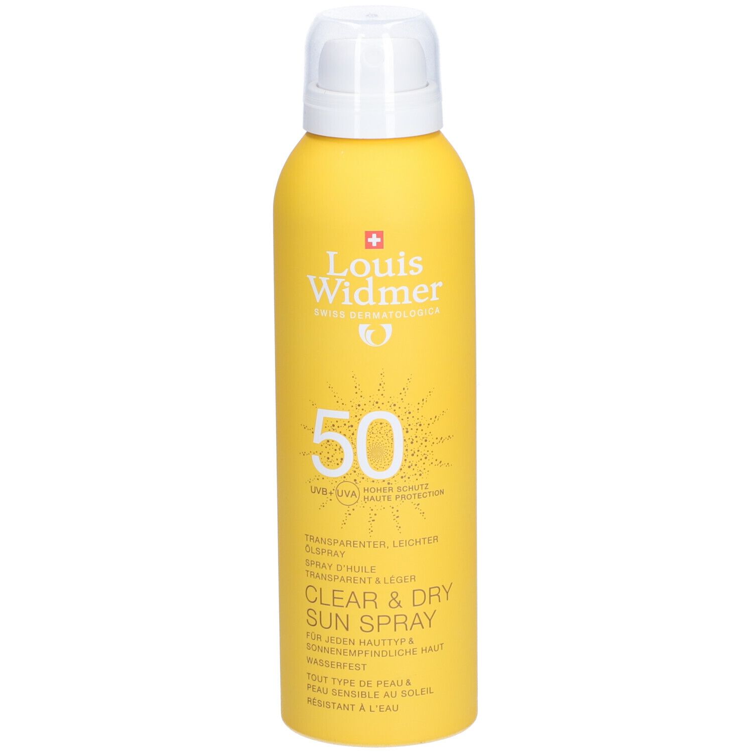 Louis Widmer Clear & Dry Sun Spray 50