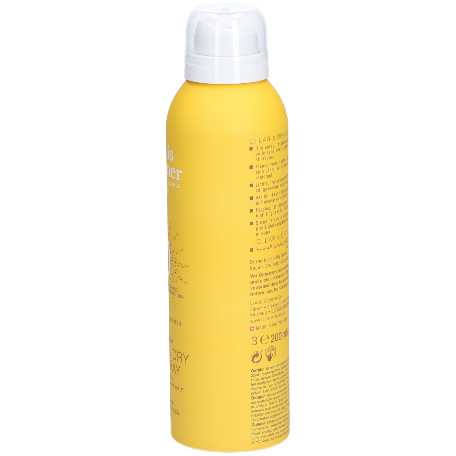 Louis Widmer Clear & Dry Sun Spray 50