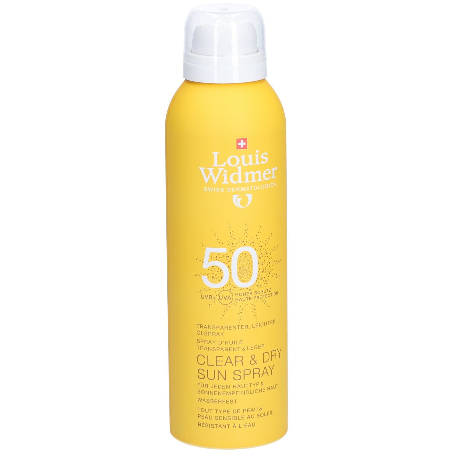 Louis Widmer Clear & Dry Sun Spray 50