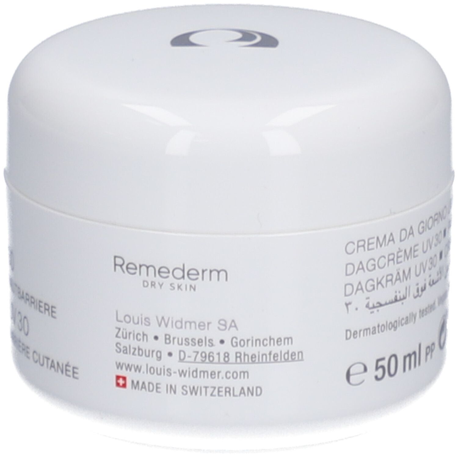 Louis Widmer Remederm Dry Skin Tagescreme UV 30