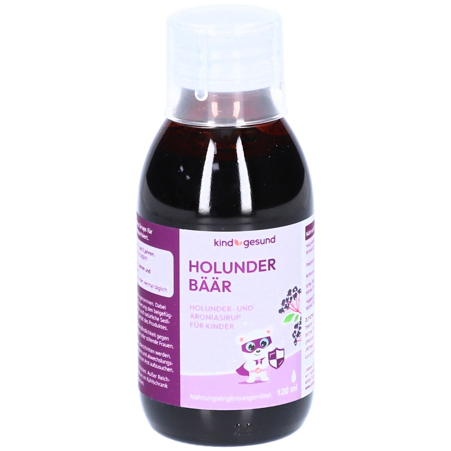 kindgesund® Holunderbäär – Holunder & Aronia Sirup für Kinder