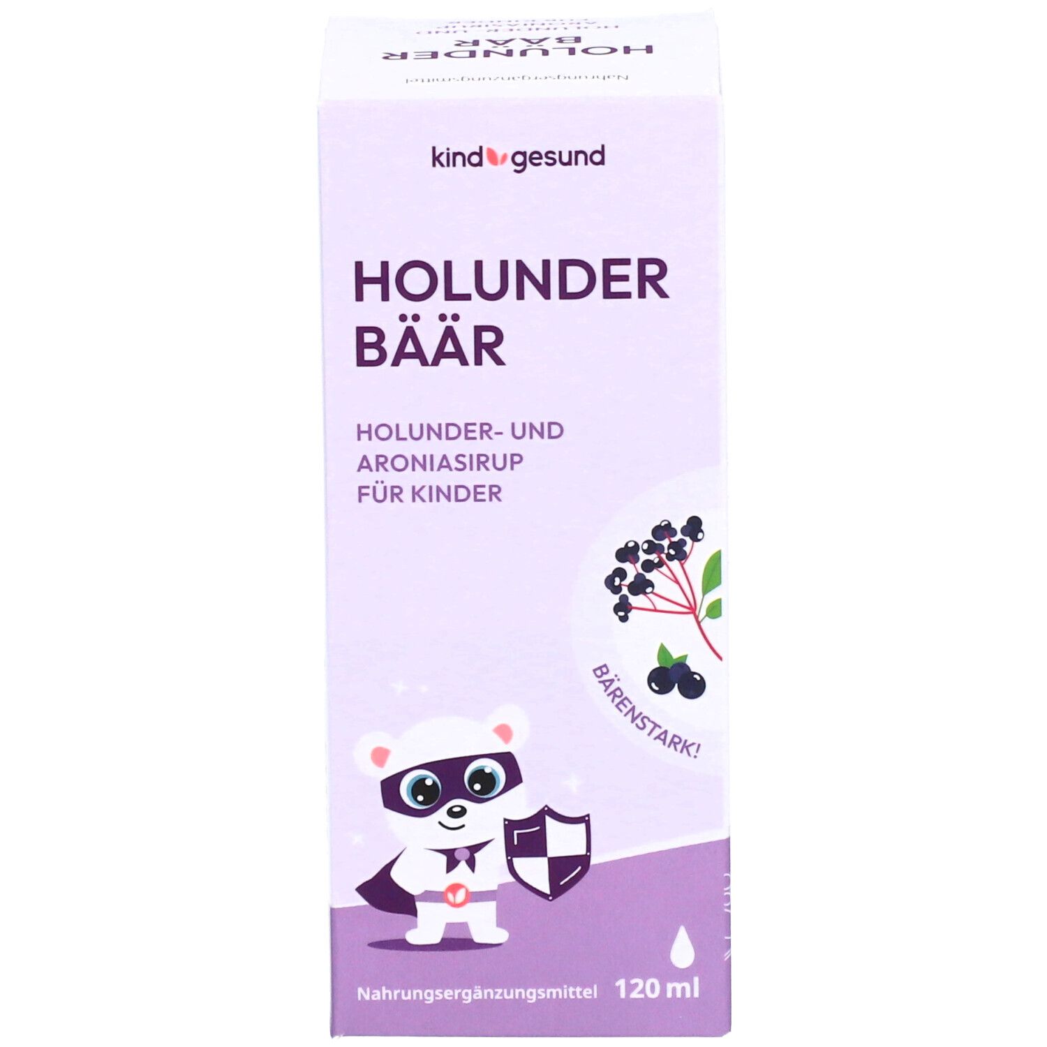 kindgesund® Holunderbäär – Holunder & Aronia Sirup für Kinder