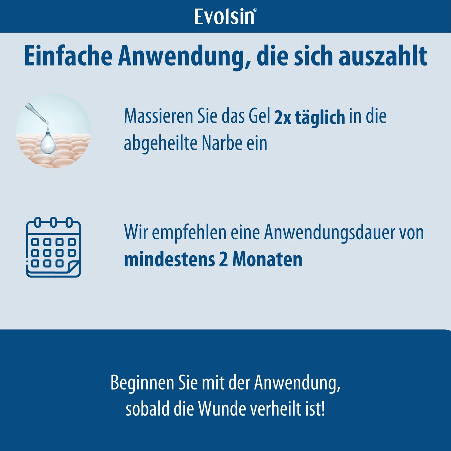 Evolsin® Narbengel für Kinder & Erwachsene – Narbensalbe reduziert die Sichtbarkeit von Narben – Narbencreme für Narben aller Art