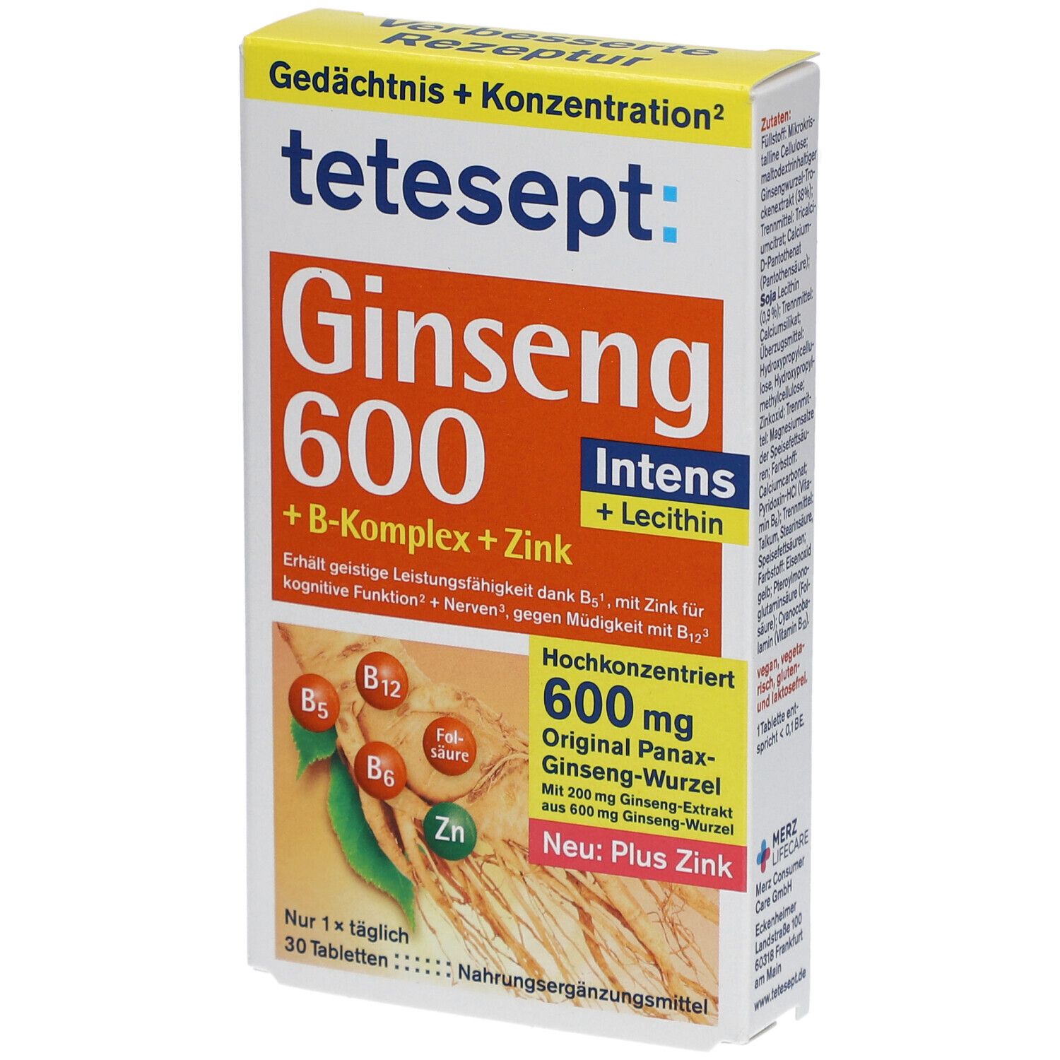 tetesept Ginseng 600 Intens