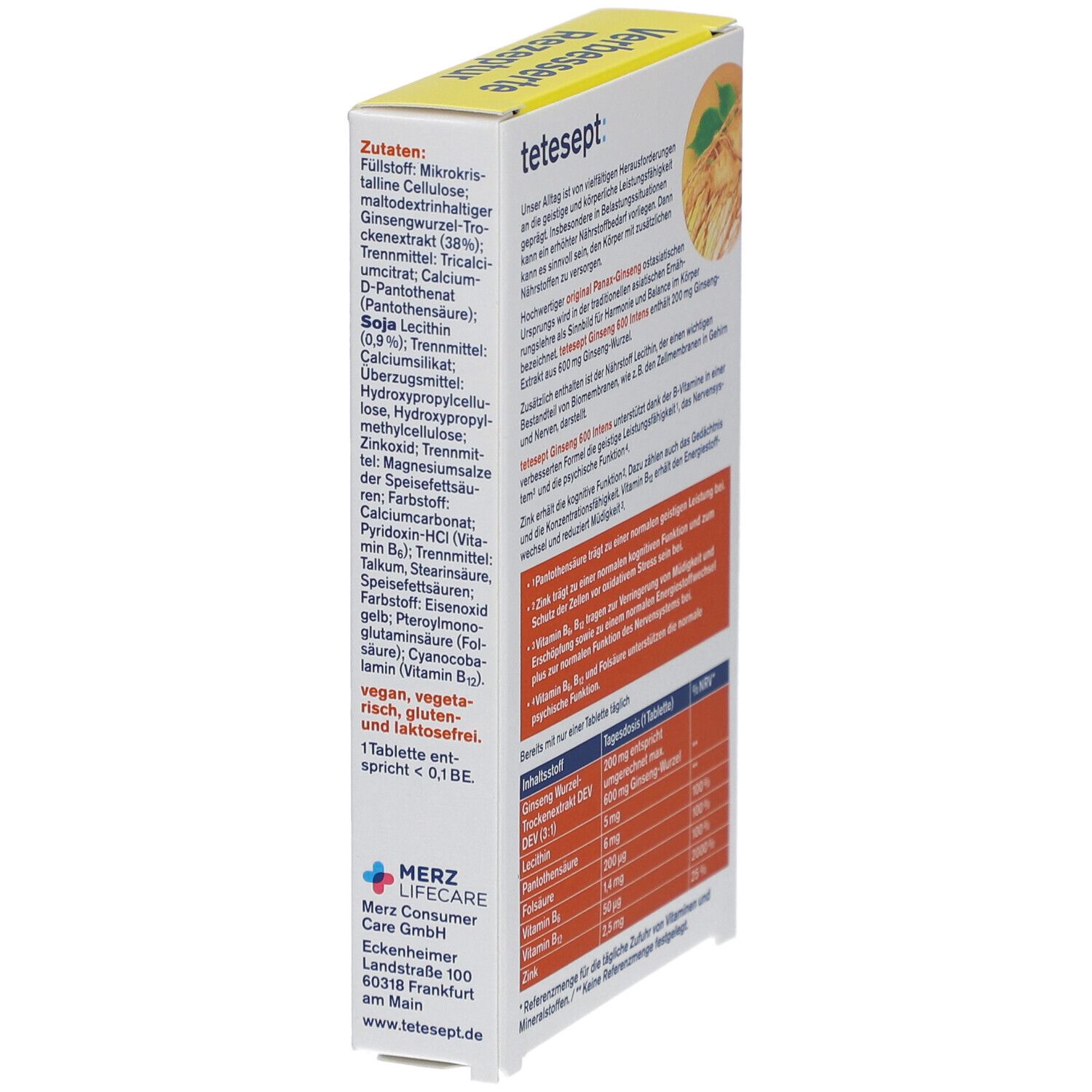tetesept Ginseng 600 Intens