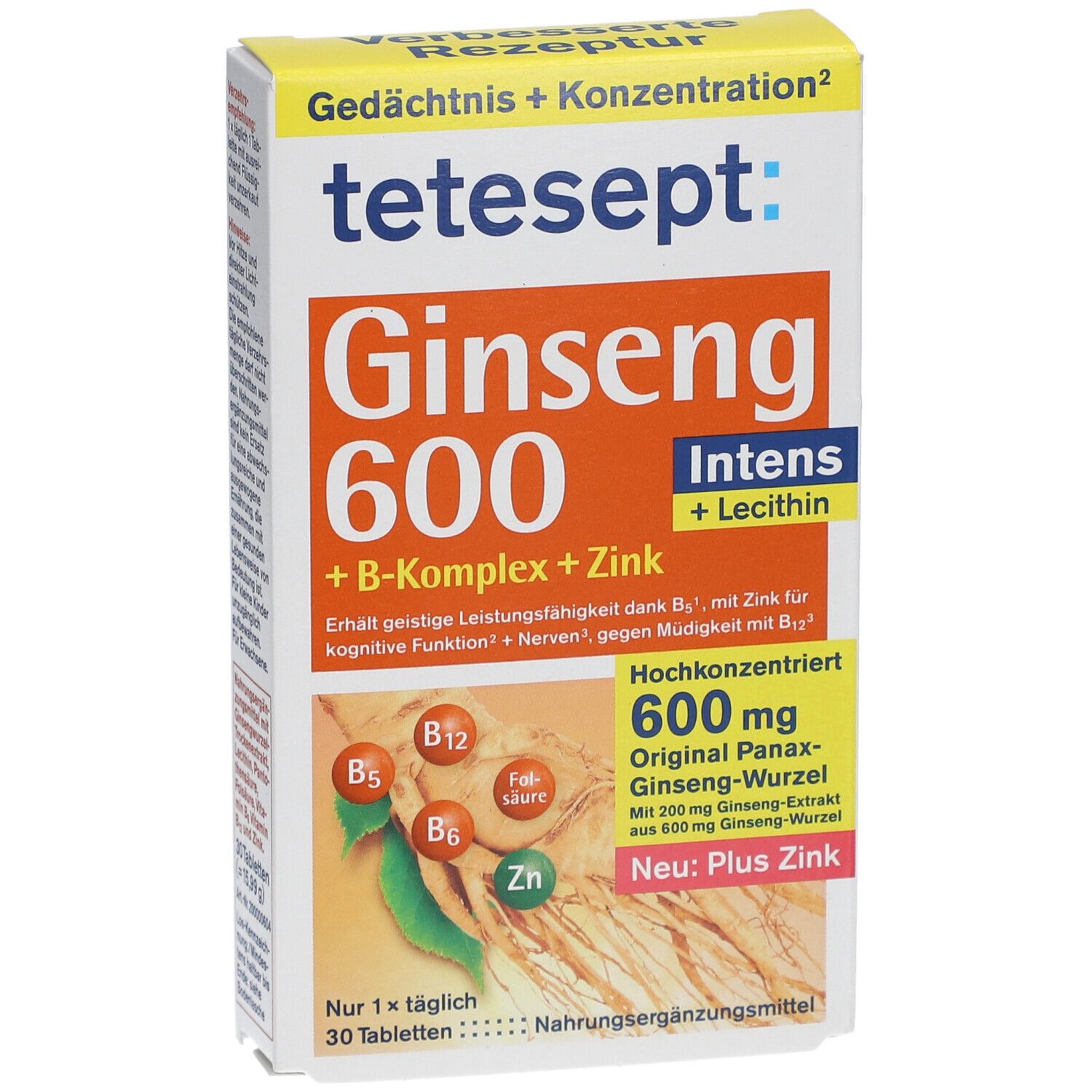 tetesept Ginseng 600 Intens
