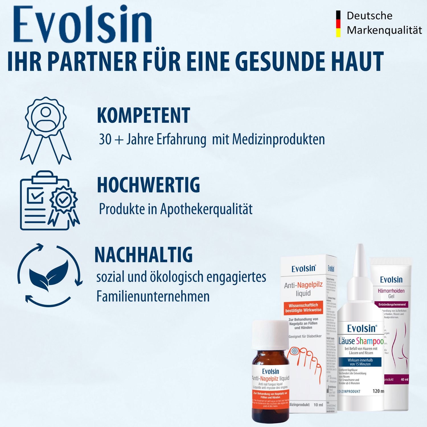 Evolsin® 120ml Läuseshampoo & Läusekamm –  bei Befall von Nissen & Kopfläusen  – Läusemittel schonend für die Kopfhaut