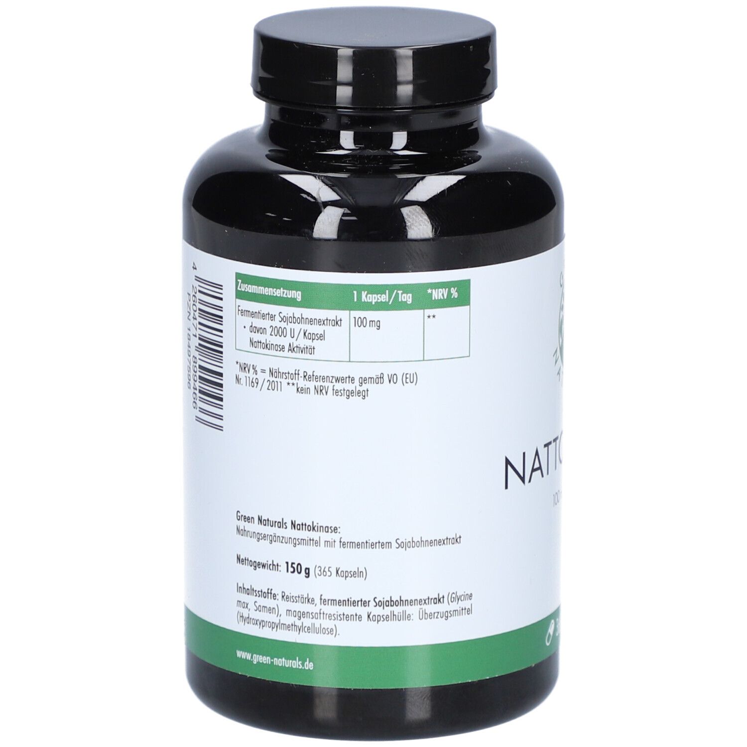 GREEN NATURALS Nattokinase 100 mg vegan