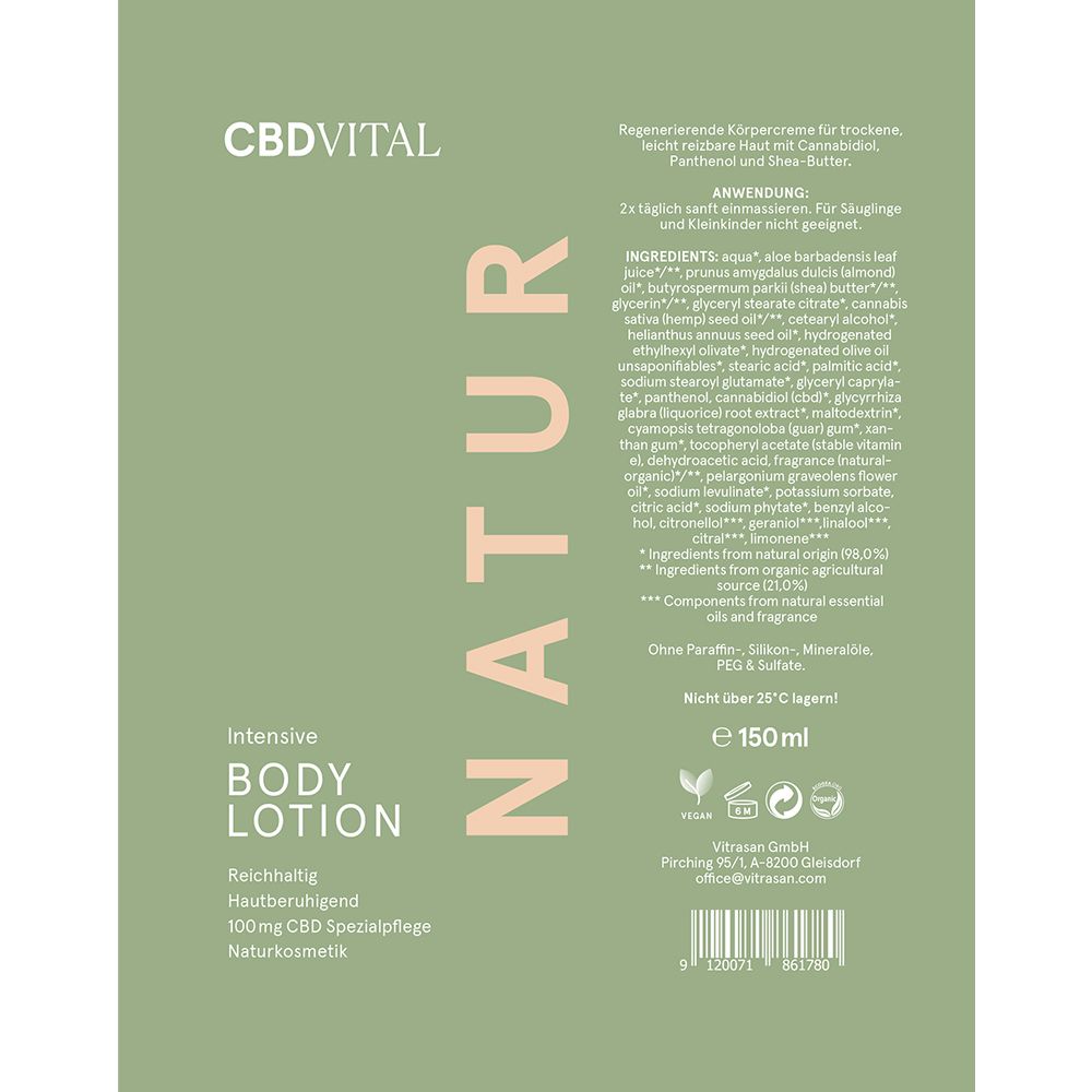 CBD VITAL Intensive Bodylotion