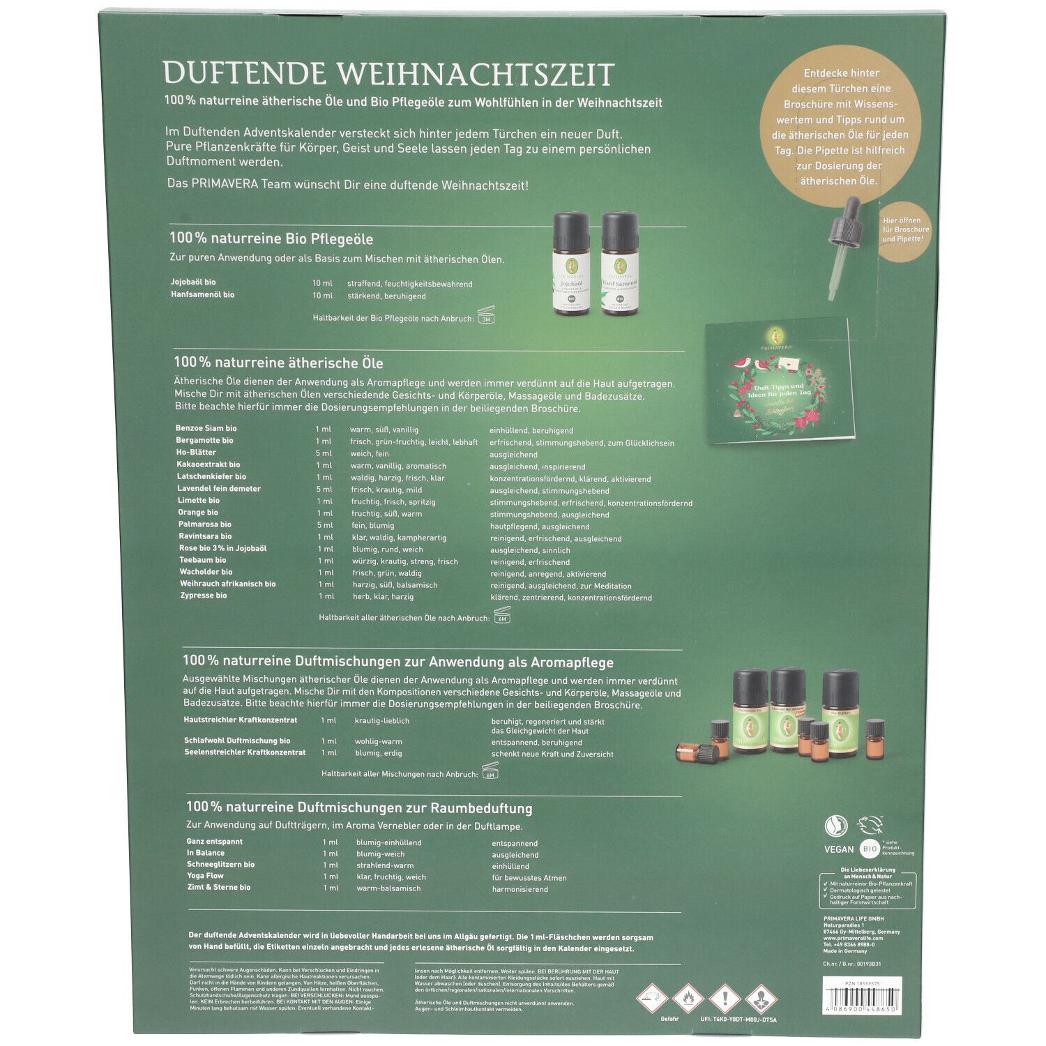 PRIMAVERA® Duftender Adventskalender 1 St Shop Apotheke