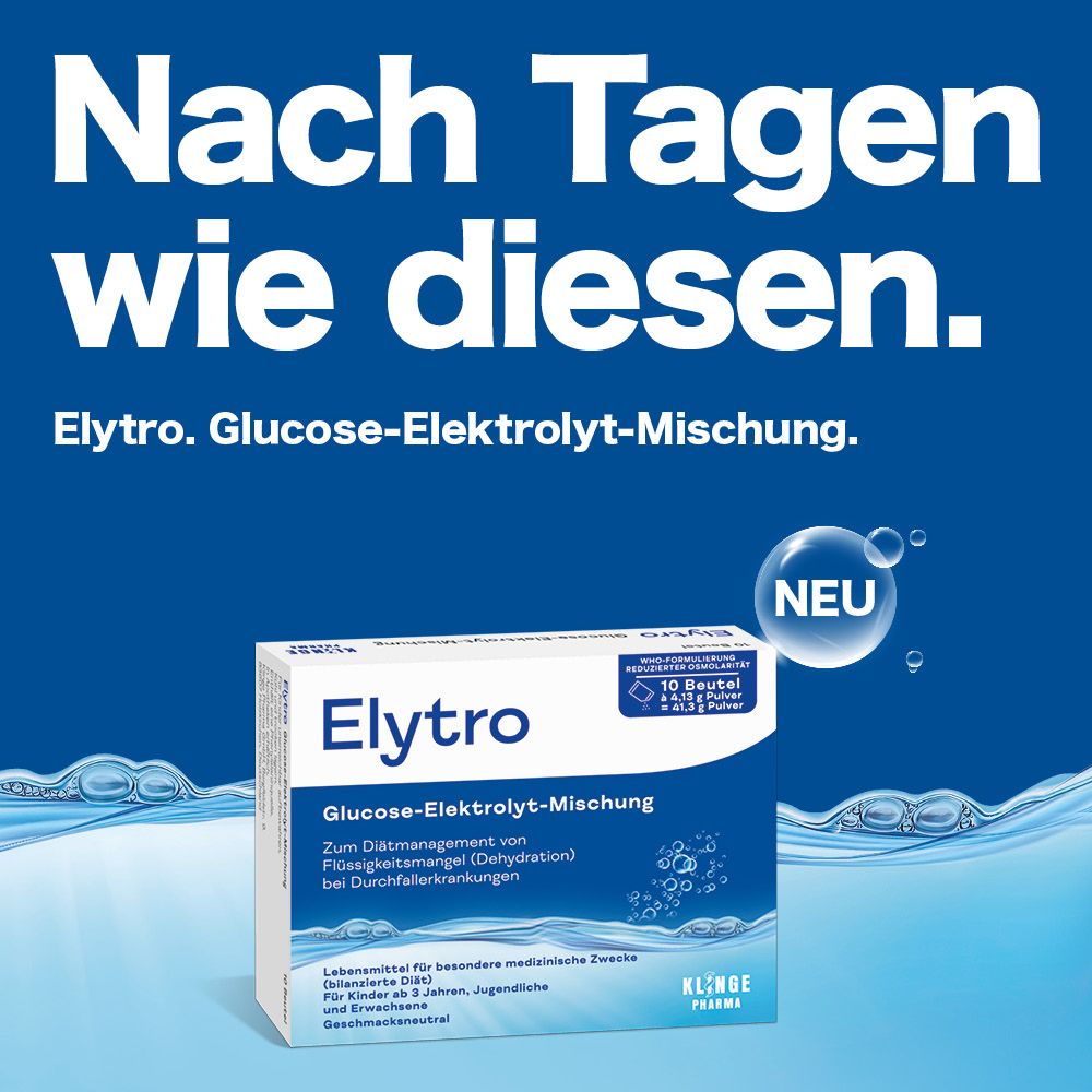 Elytro Glucose-Elektrolyt-Mischung