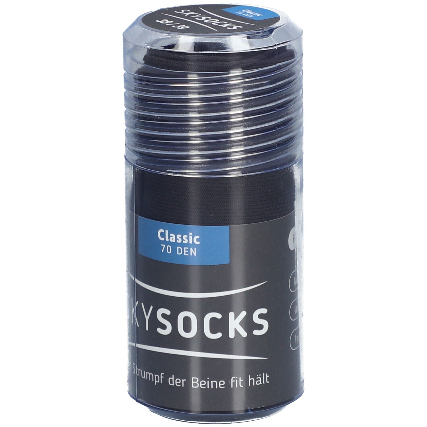 SKYSOCKS classic 70den AD 38/39 graphit